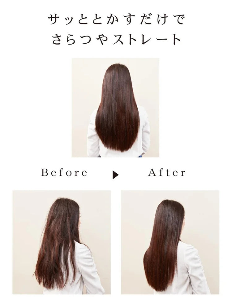 KIRO - ヒートブラシ ヘアアイロン 【朝3分とかすだけでストレートヘア】