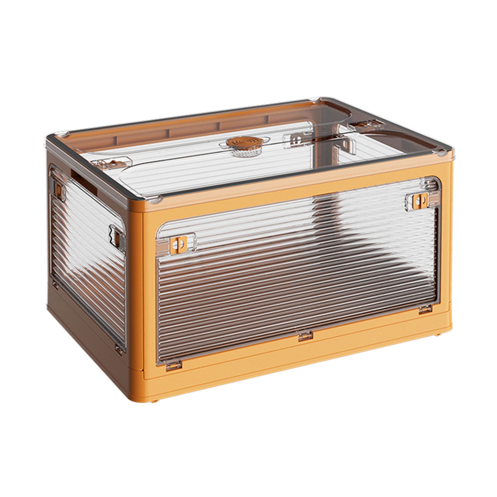 多機能 5面開閉 コンテナ型収納ボックス（折りたたみ・キャスター付）